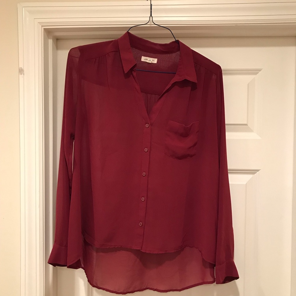 Urban Outfitters Long Sleeve Blouse